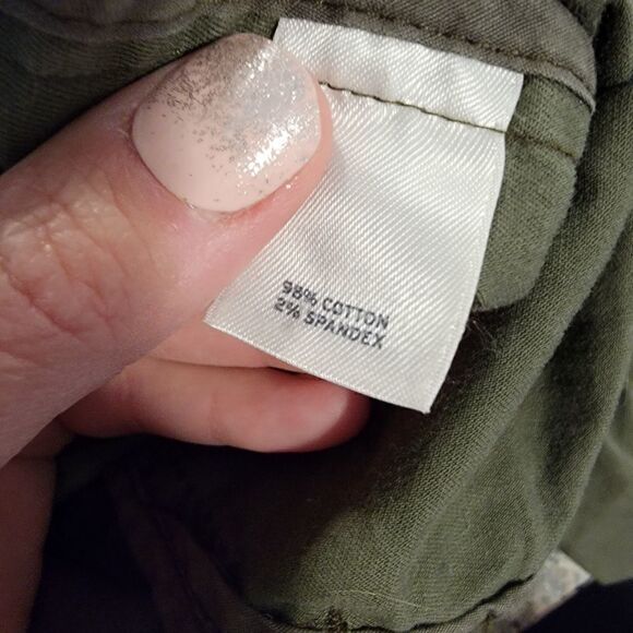 Caslon Army Green Utility Jacket SZ medium - Picture 4 of 4